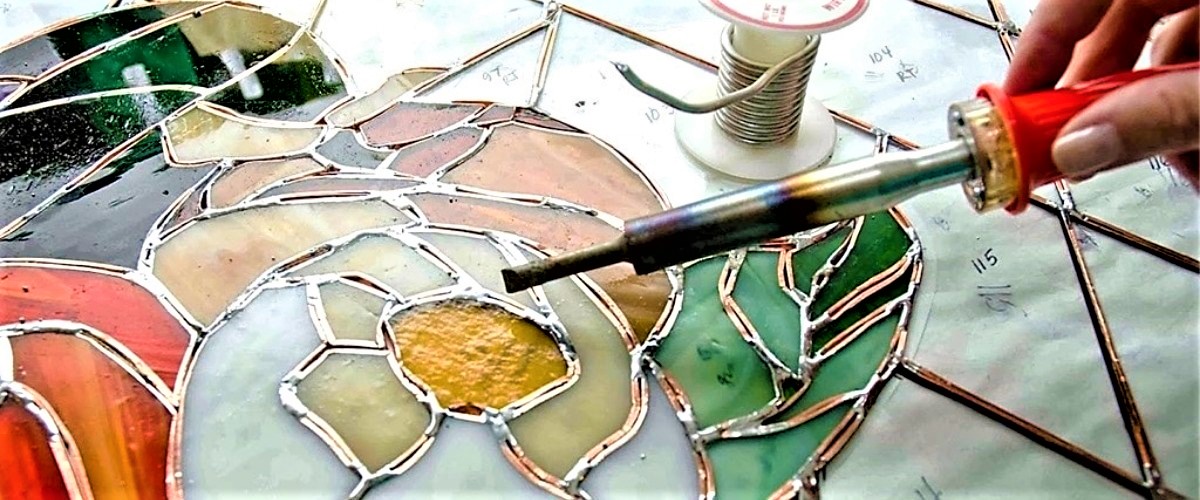 soldering of stained glass